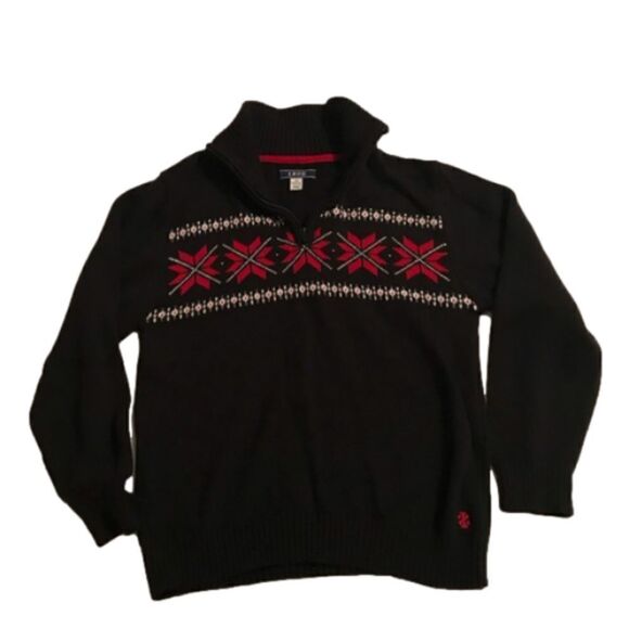 Izod 1/4 Zip Sweater - Picture 1 of 7